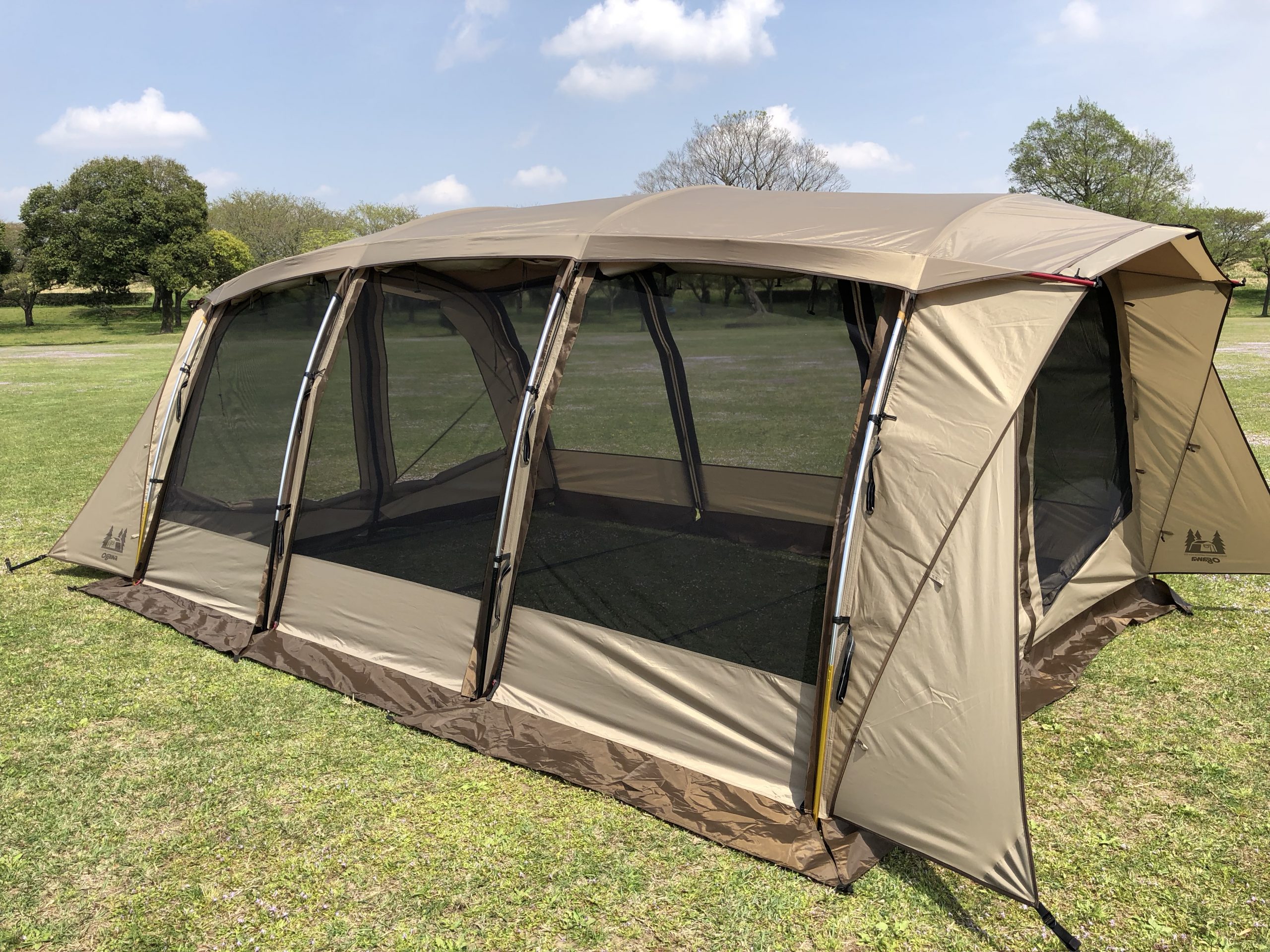 ogawa流トンネルテント「アポロン」設営講習＆試し張り