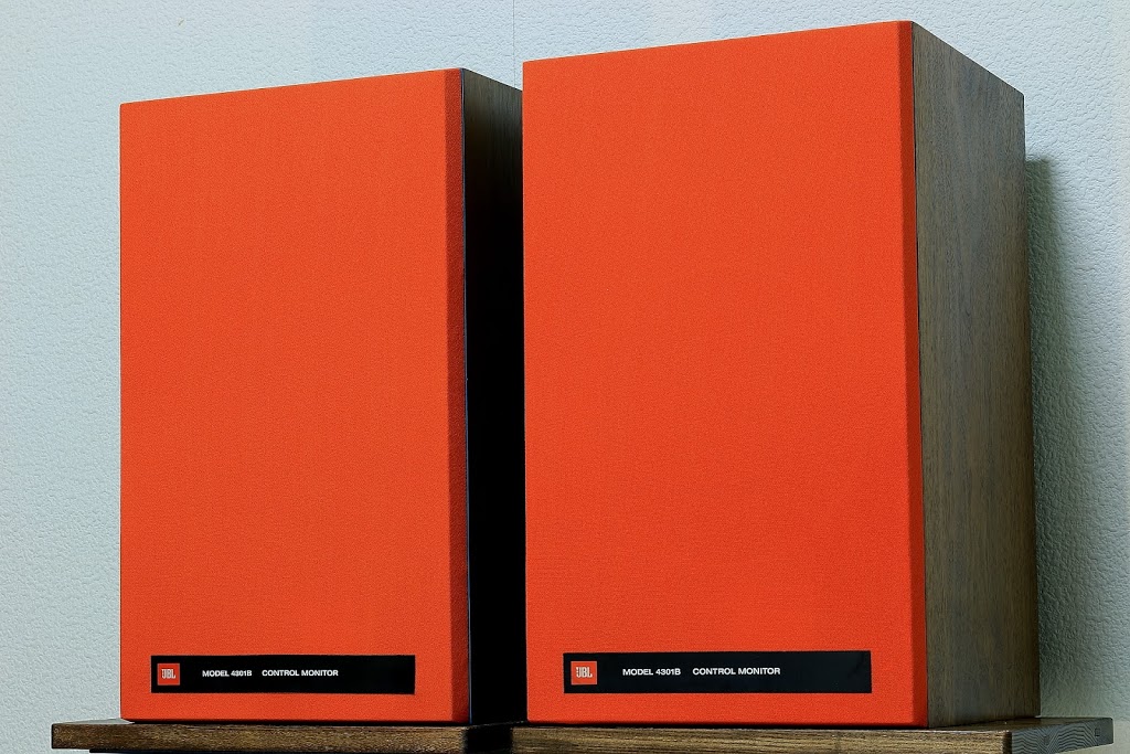 JBL サランネット張り替え オレンジ サウンドデザインロックス -Sound