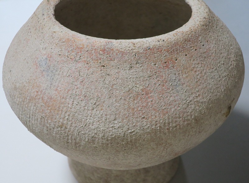 仙遊洞 バンチェン 高足付き縄目文 土器