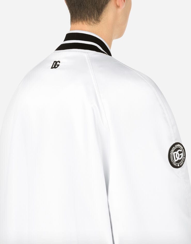 Dolce & Gabbana DG Embroidery Satin Jacket | Sendegaro OM