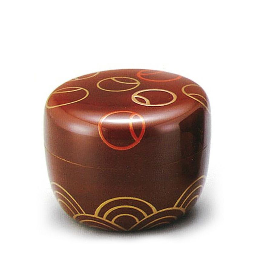 茶道具 薄茶器（うすちゃき） 日の出棗 圓能斎宗匠好写 中村 宗悦