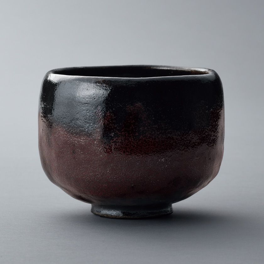 茶道具 楽茶碗（らくちゃわん） 茶碗 黒楽 一入 曙写 吉村 楽入