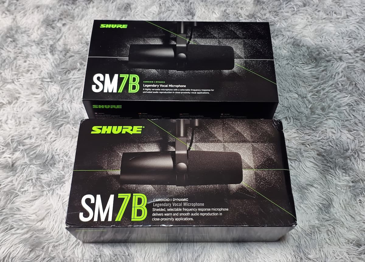 Shure SM7B 偽物の見分け方を解説！正規品と偽造品を実際に購入して