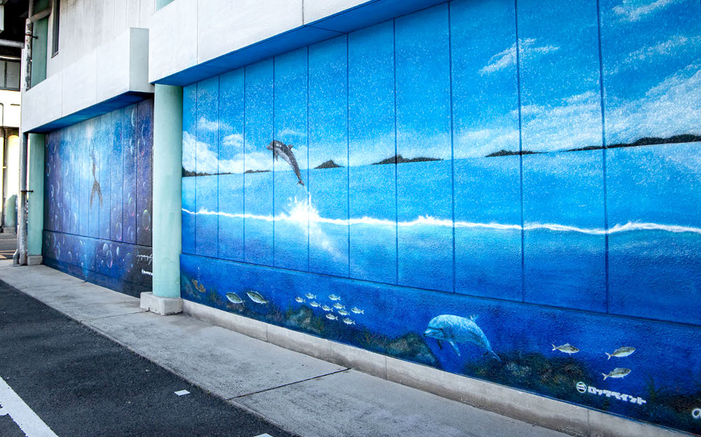 Daisukeさん・TAMAZOUさんによるスプレーアート | 取り組み