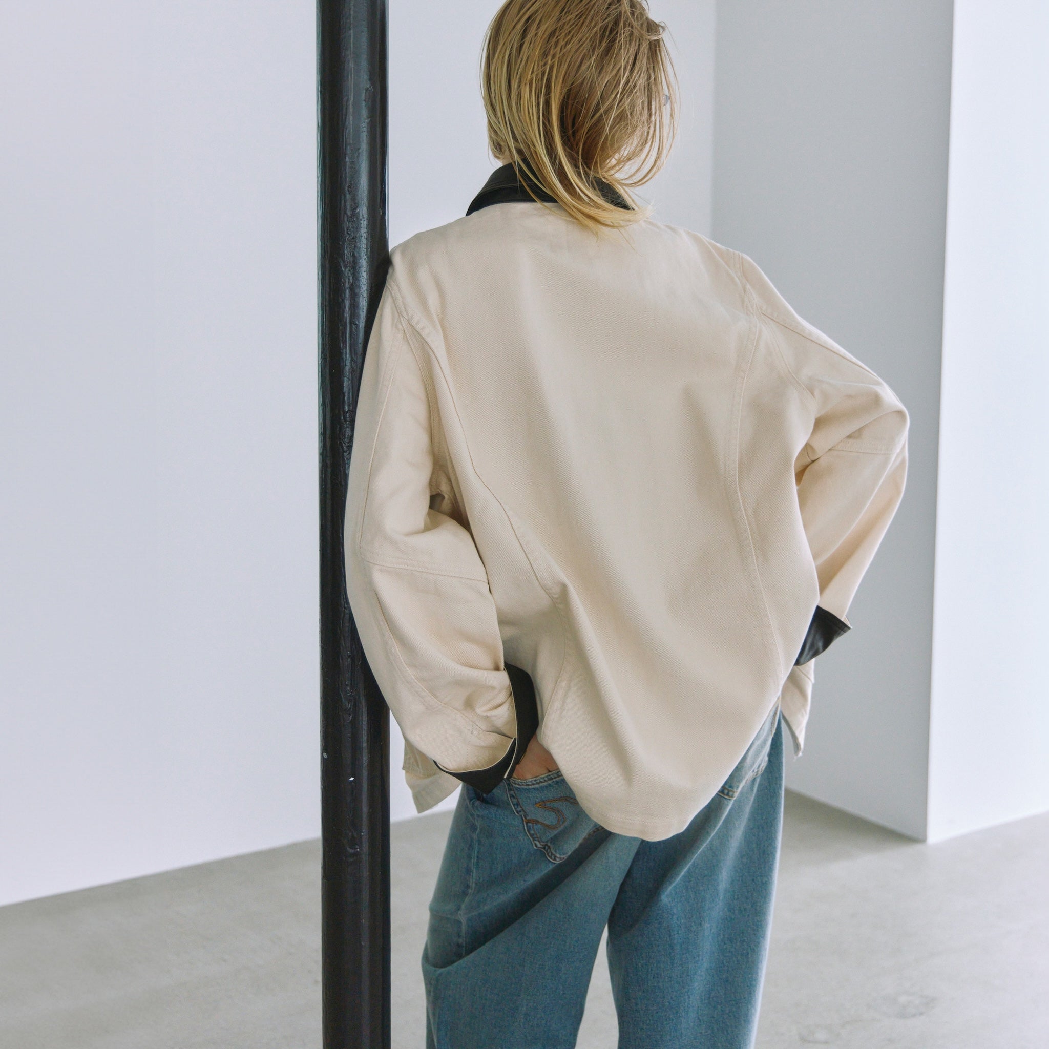 ECO Leather collarカバーオール