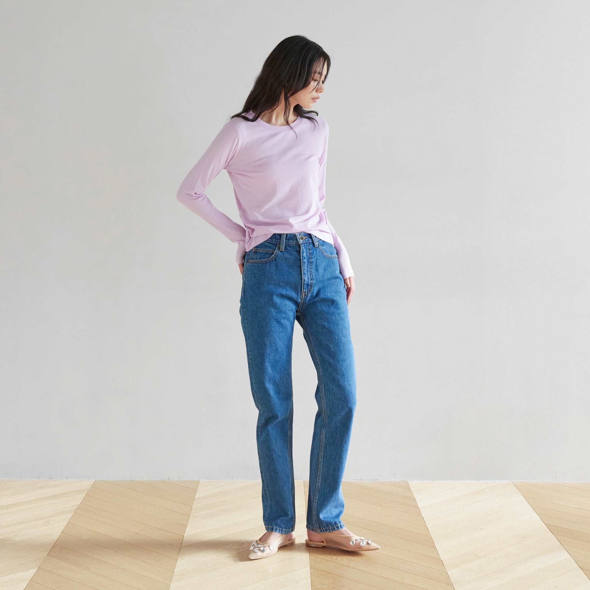 ハイウエストSlimストレート SRN02