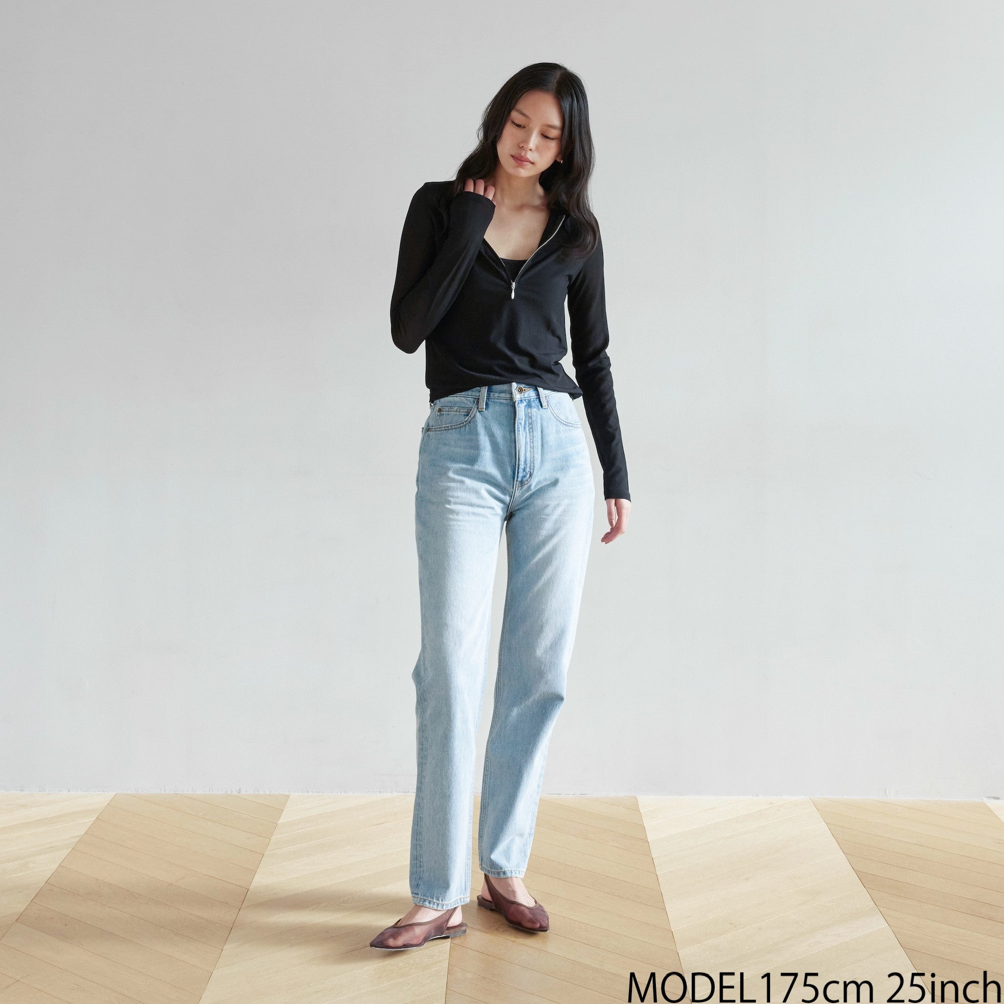 ハイウエストSlimストレート SRN02