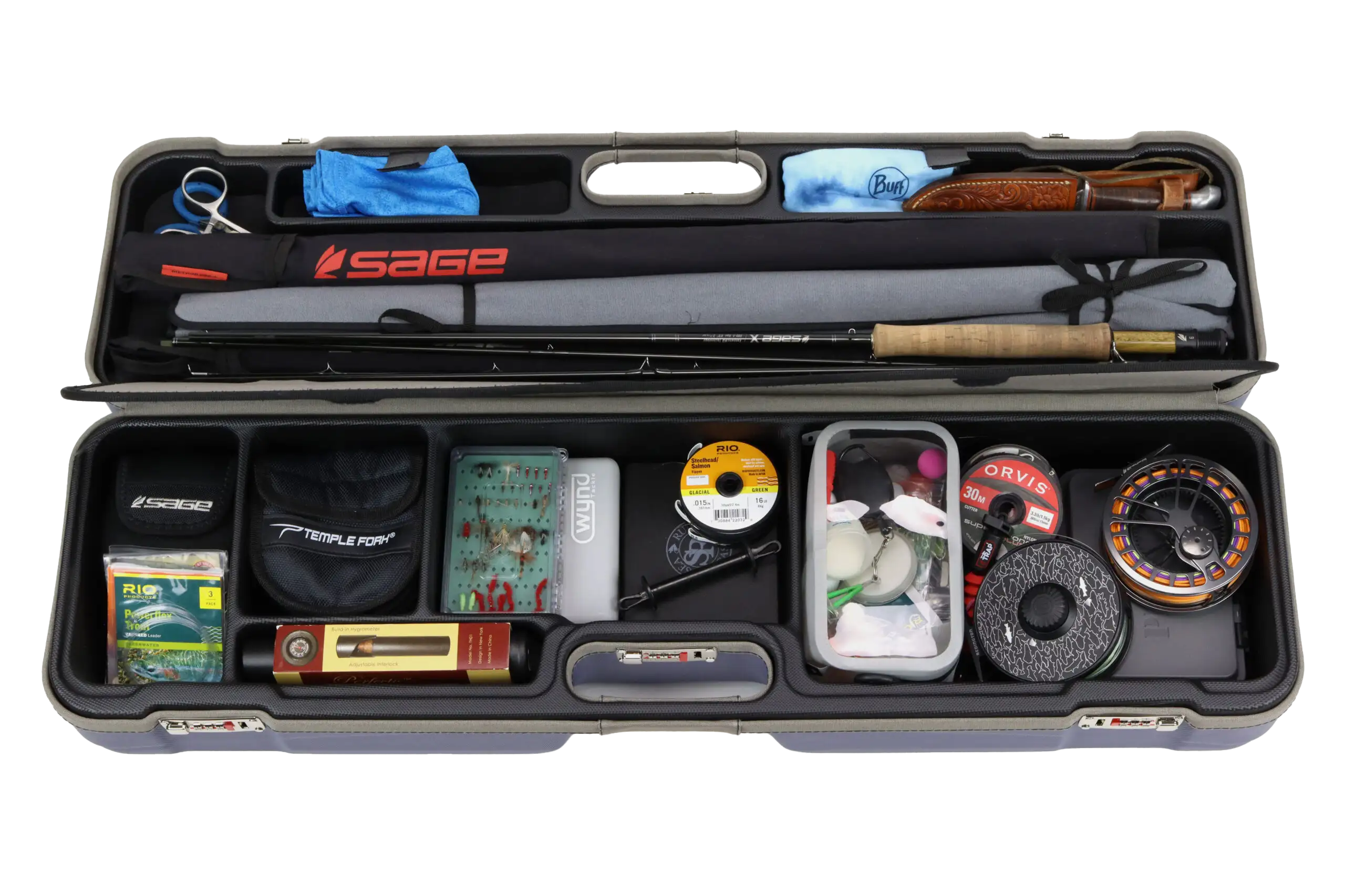 Norfork Expedition Fly Fishing Rod & Reel Travel Case - 9' 6