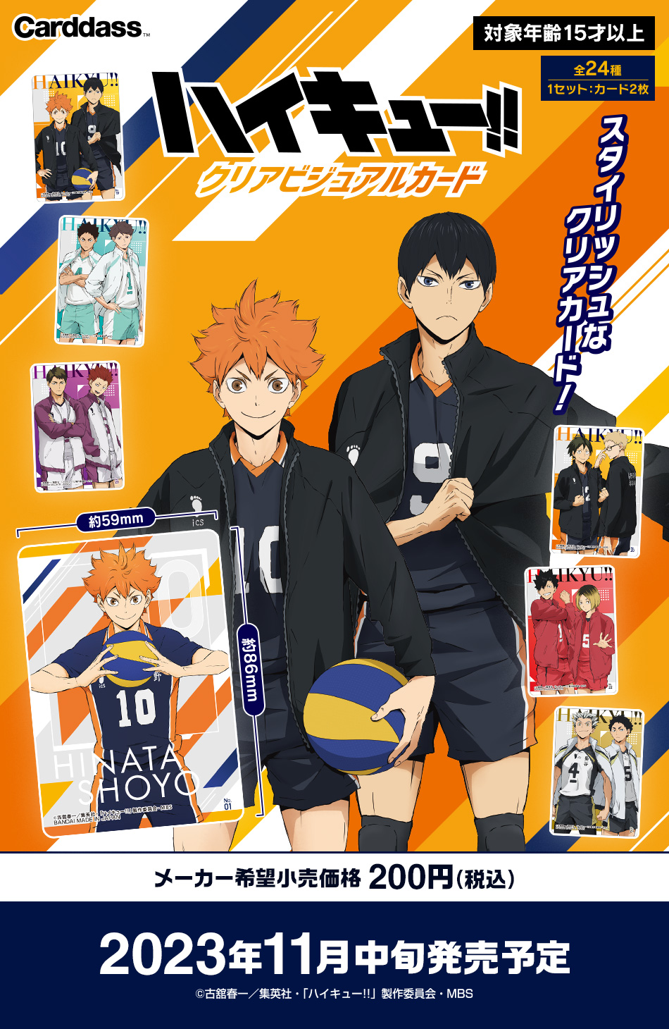 カードダスドットコム 公式サイト | 商品情報 - ハイキュー!! クリア