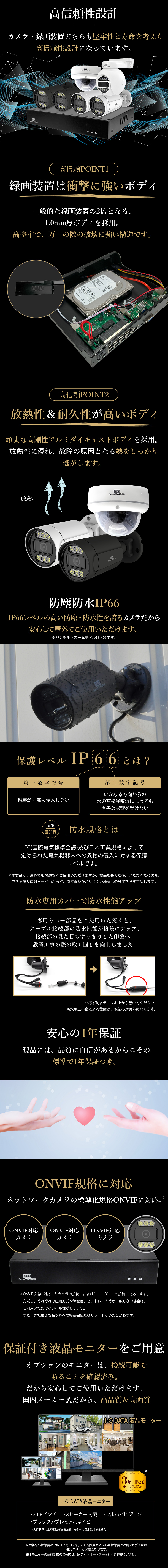 SecuSTATION 公式ストア 【一般用】【PoEカメラ・XZシリーズ】400万