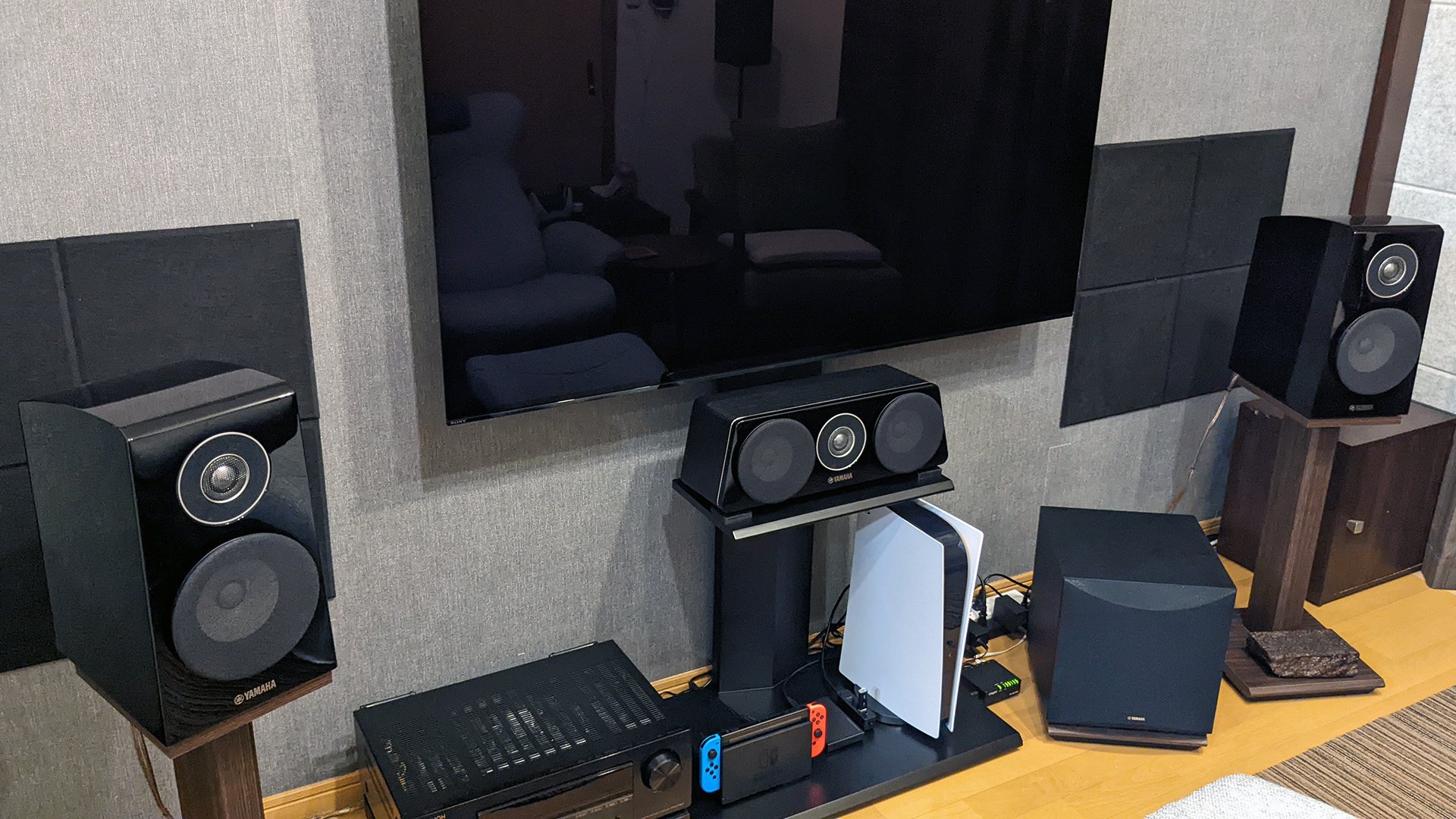 センタースピーカーにYAMAHA NS-C500を導入。セリフが聞きやすくなった