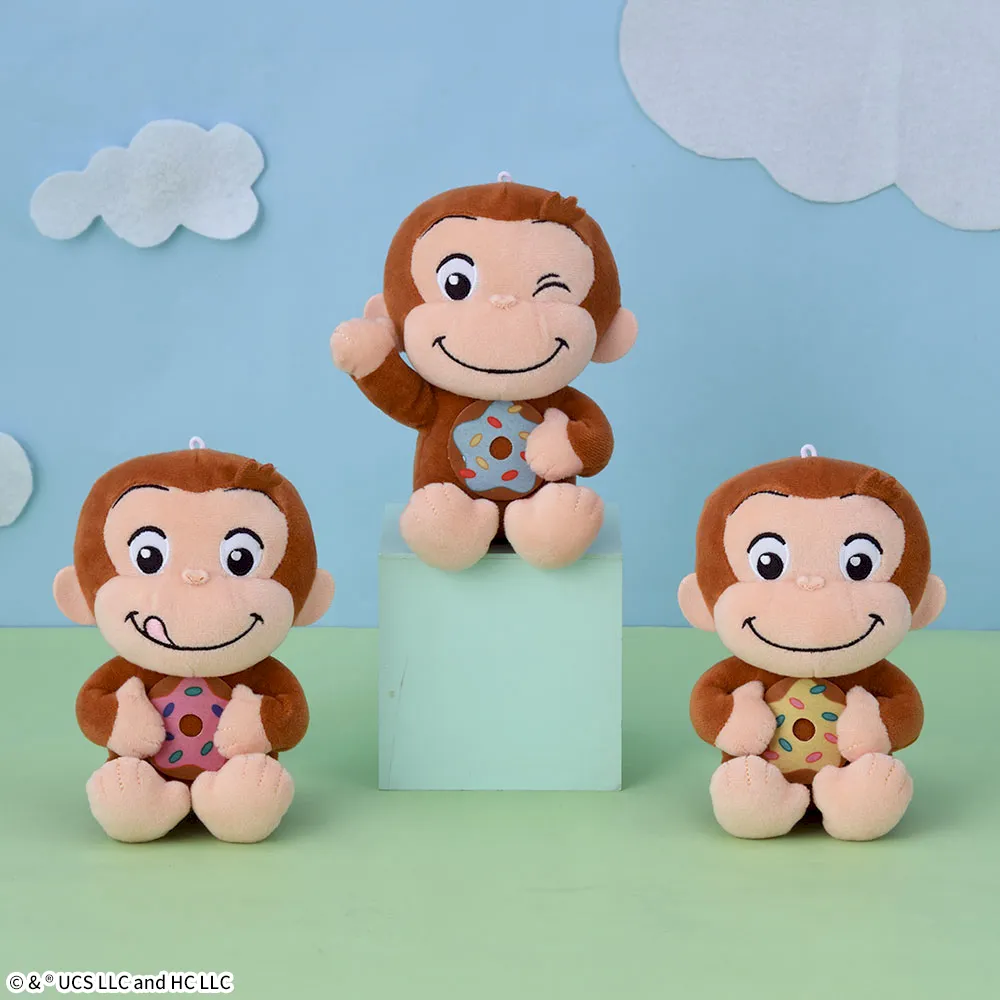 おさるのジョージ ぽってりぬいぐるみ ドーナツ｜プライズ・くじ