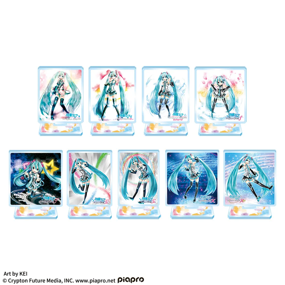 ステーショナリーセット 初音ミク Project DIVA クリアブックマーカー