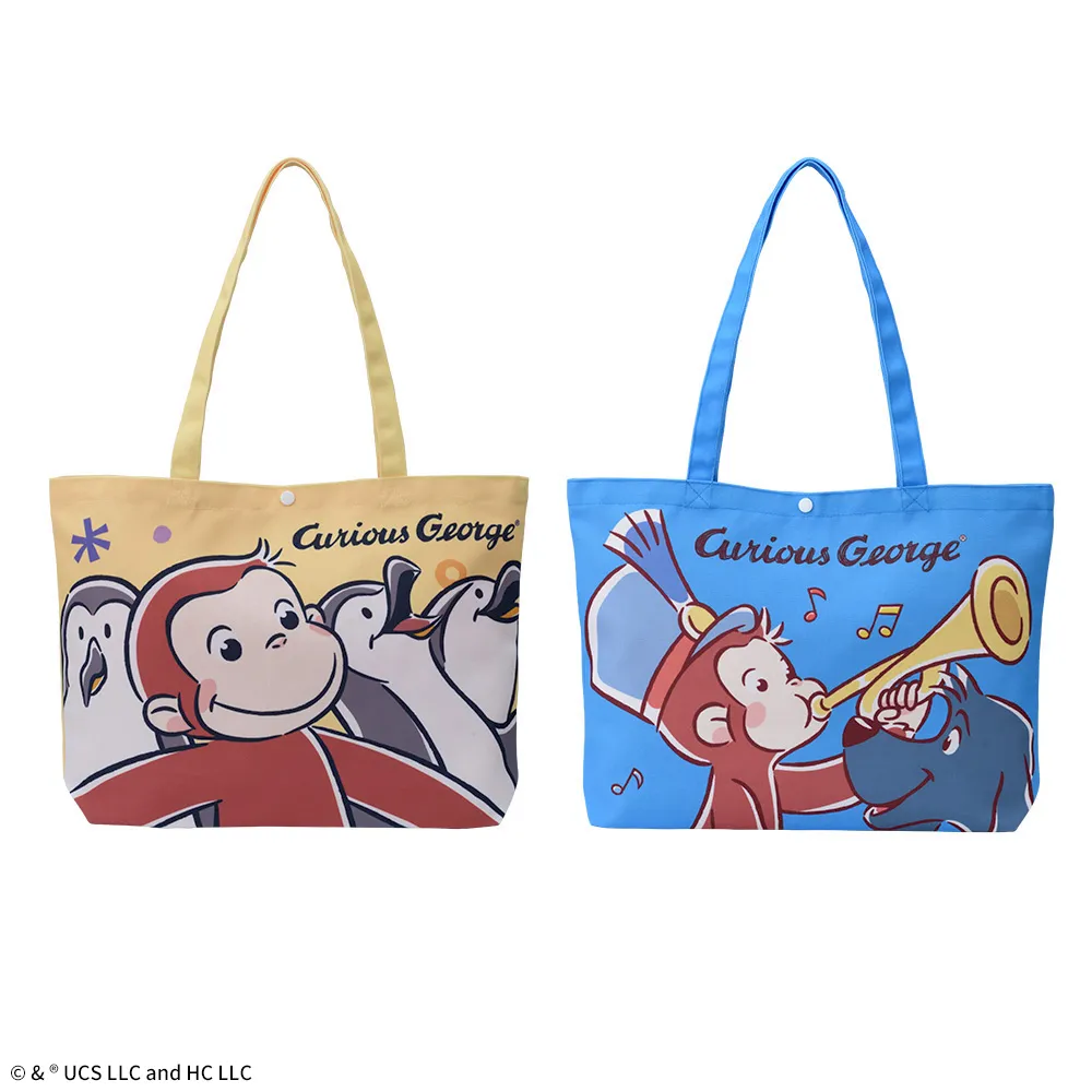 おさるのジョージ プラチナムザッカトートバッグ｜プライズ・くじ