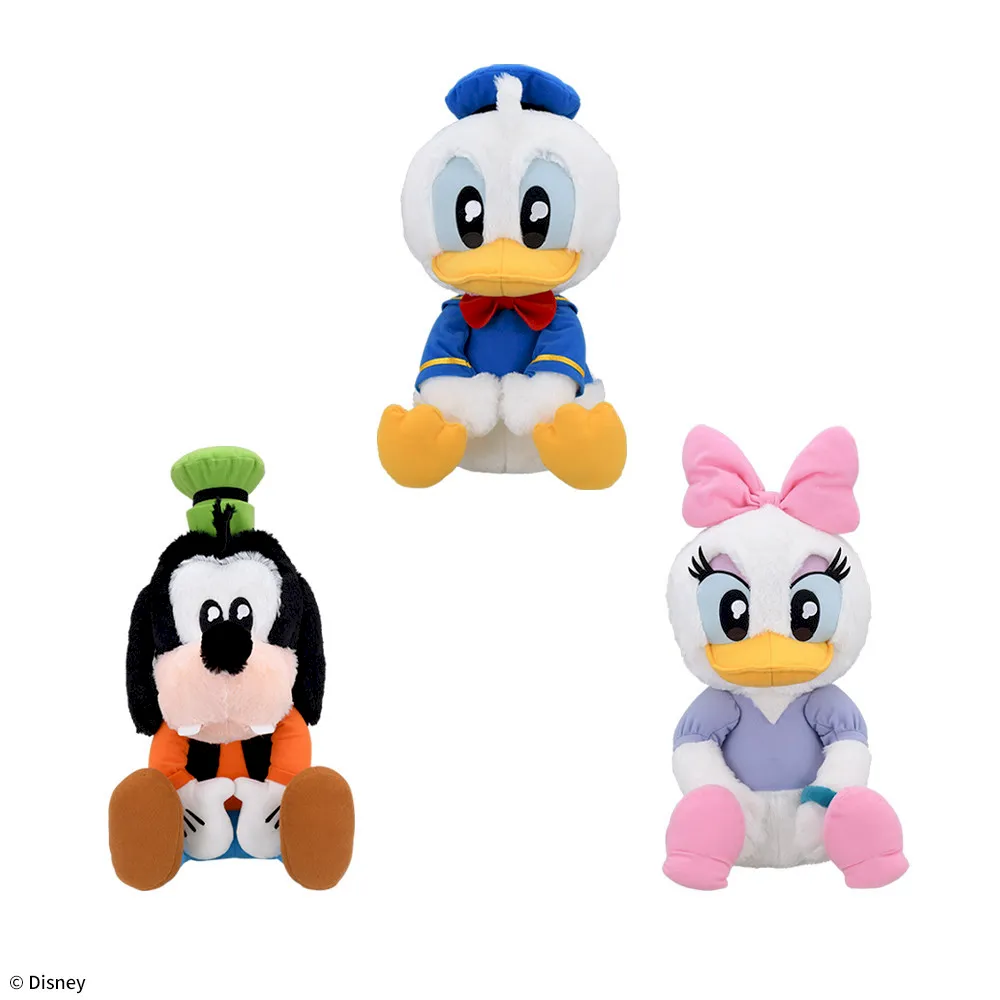 ドナルド&デイジー&グーフィー うるりぃみぃ ぬいぐるみ｜プライズ