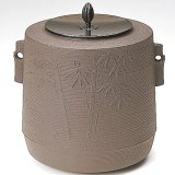 通販販売【茶道具】 尻張釜 老松地紋 *菊地政光* 風炉用*[kmh90306