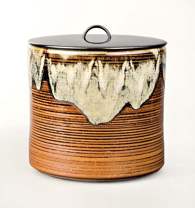 通販販売【茶道具】 水指 瀬戸 一重口 *宇田佐平* [mzs10019]茶道道具