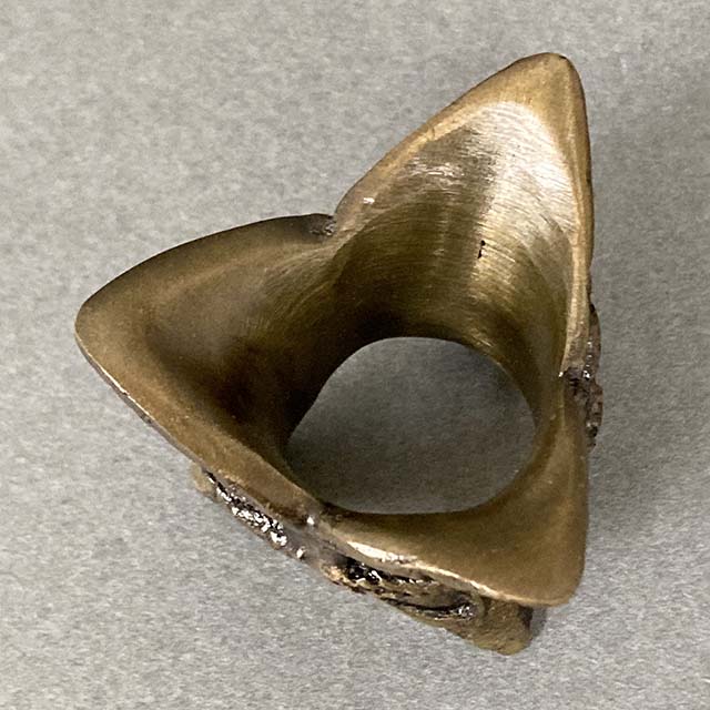 通販販売【茶道具】 蓋置 唐銅 三葉 *みつば*七種蓋置*[hok90007]茶道道具