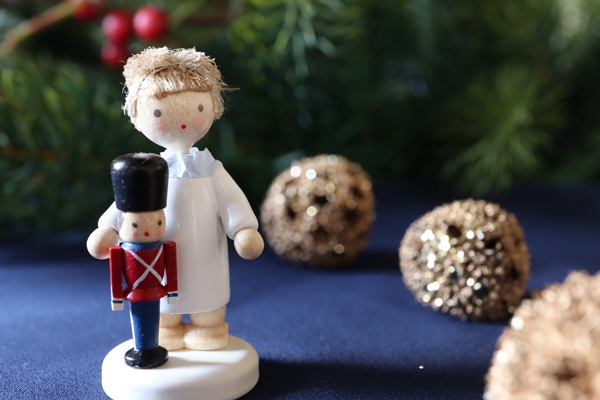 FL天使と鉱夫 – ドイツ・ザイフェンの木のおもちゃ seiffen