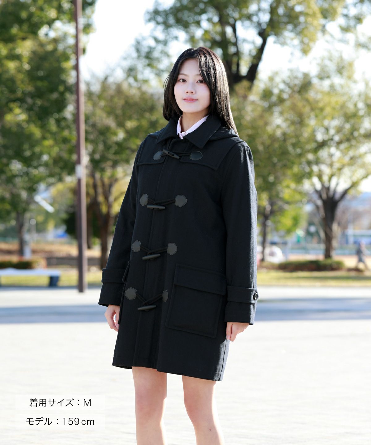 コートフェア対象】ダッフルコート(ネイビー) ARCPDC-1012-01 | 原宿発