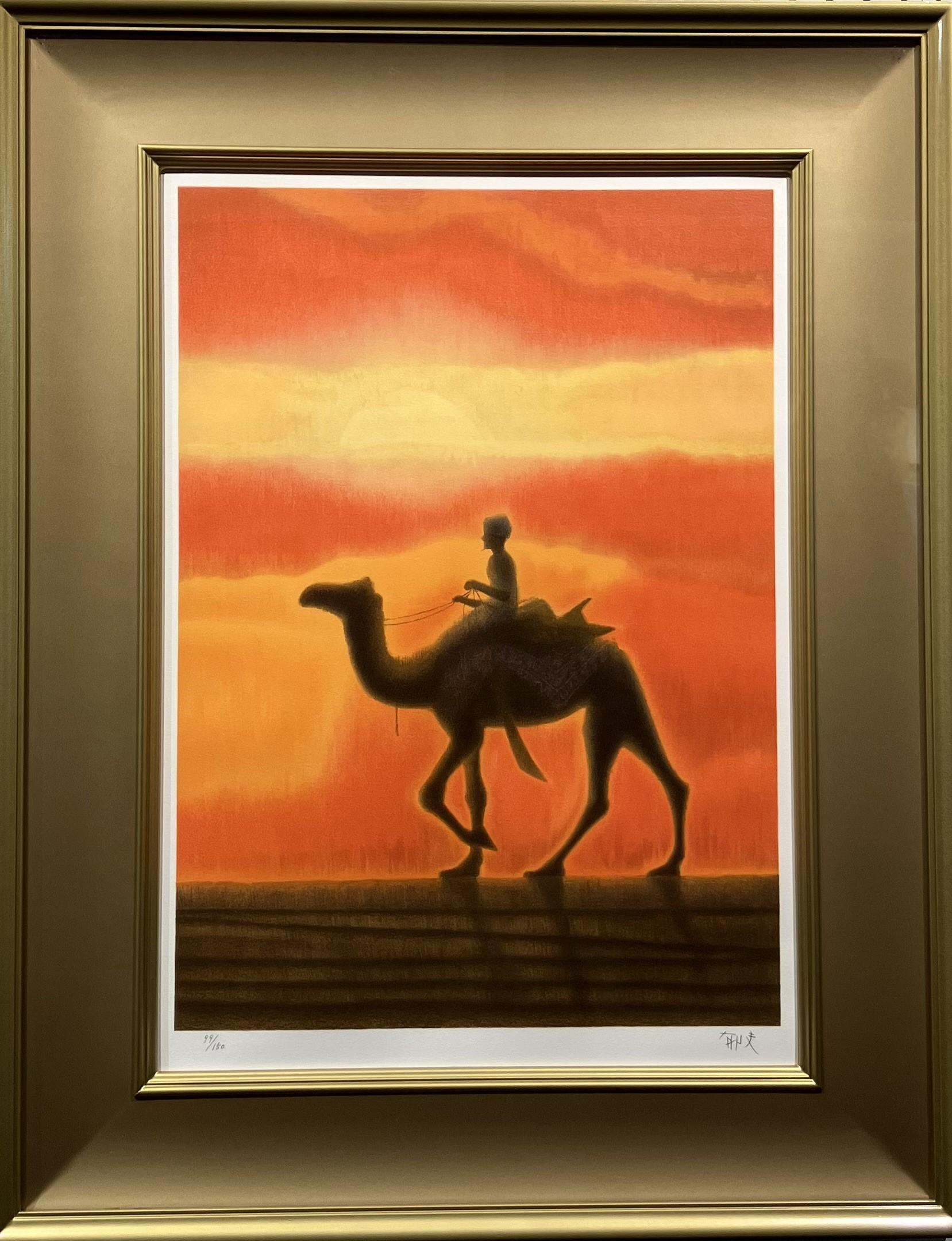 版画 「夕陽の砂漠」 | ｜正光画廊