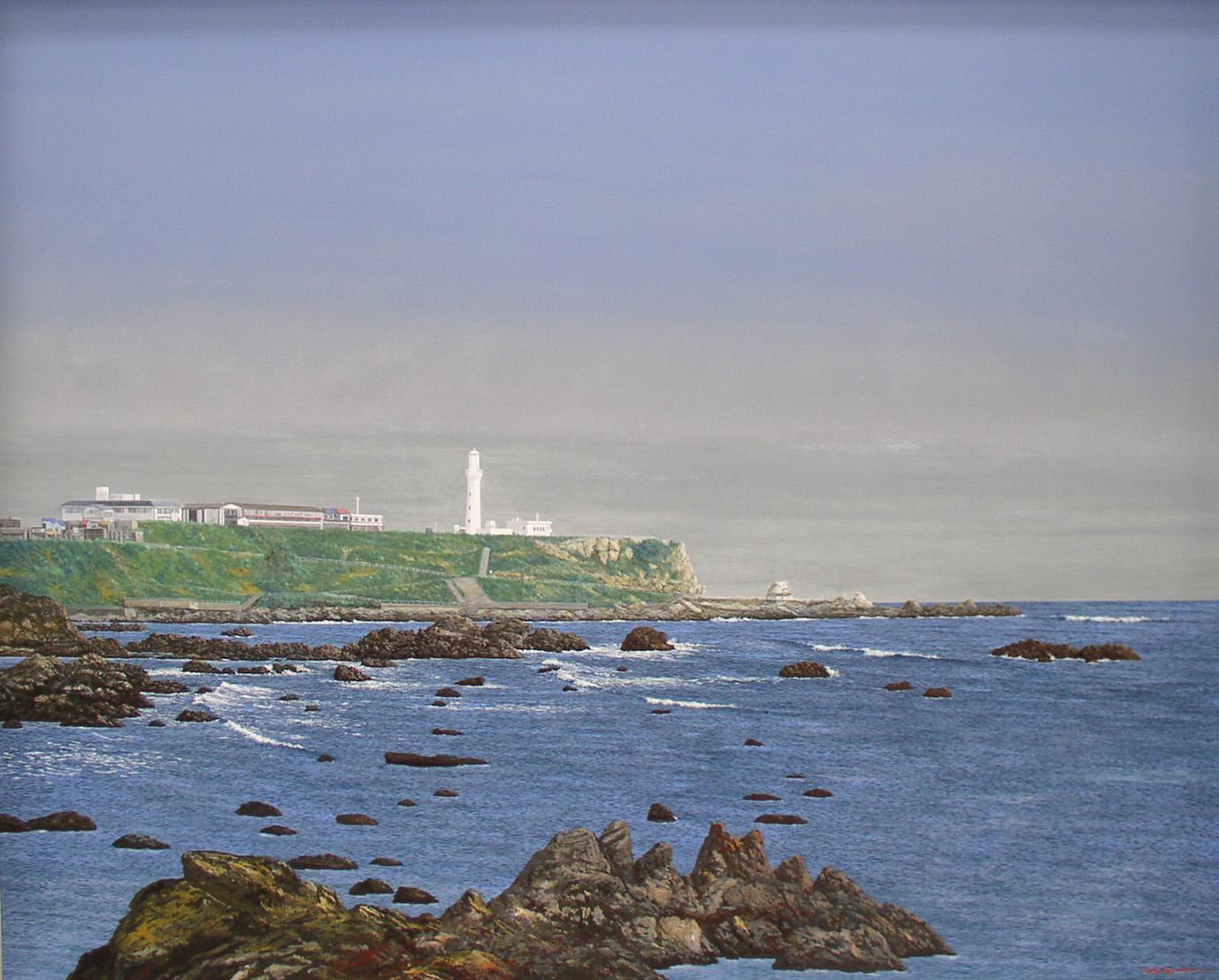 油彩画100号 「灯台のある風景」 | ｜正光画廊