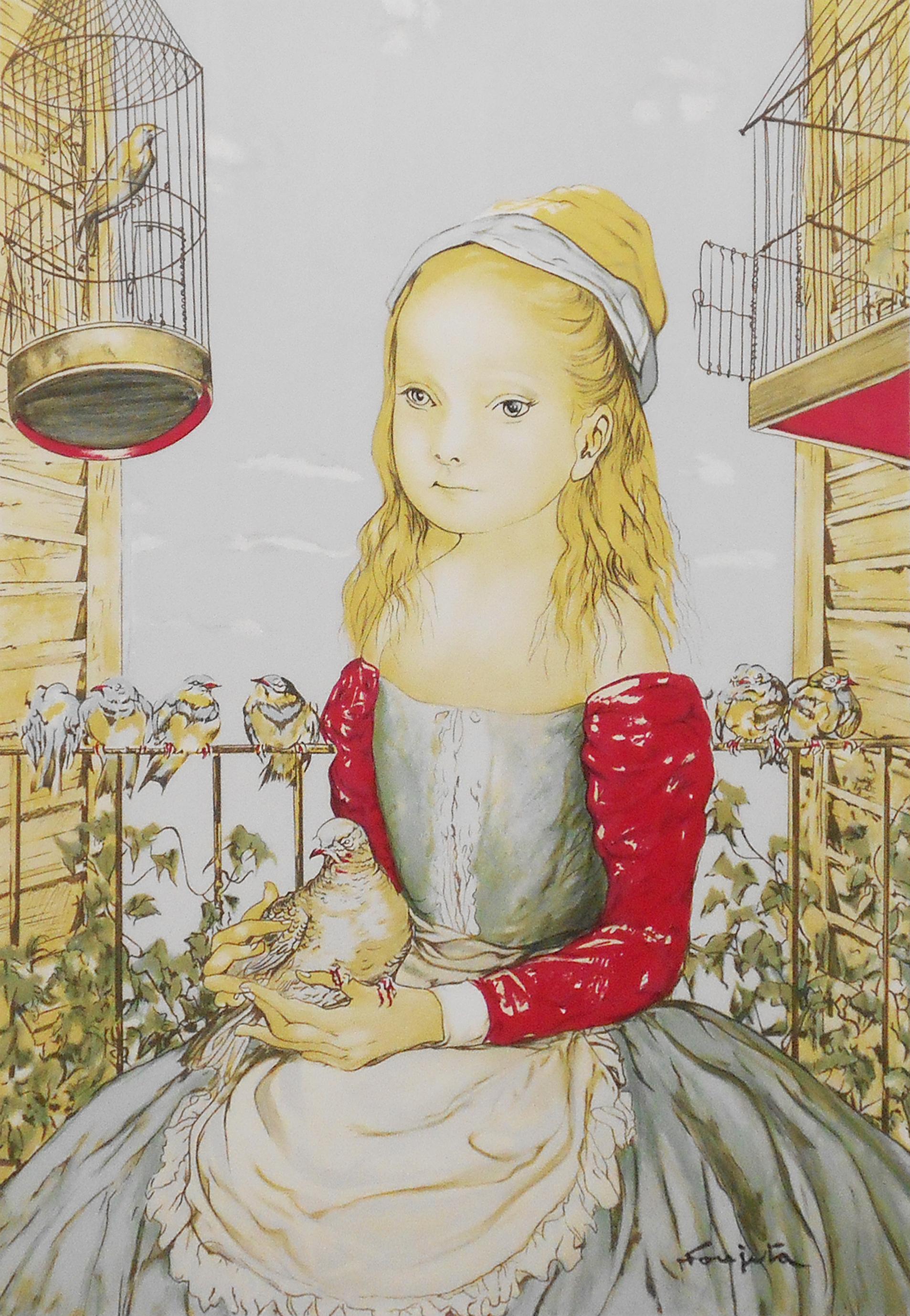 ハトを抱く少女」 | ｜正光画廊