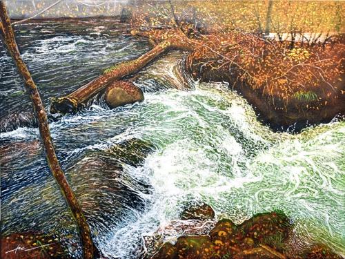 奥入瀬渓流（激しき流れ） | ｜正光画廊