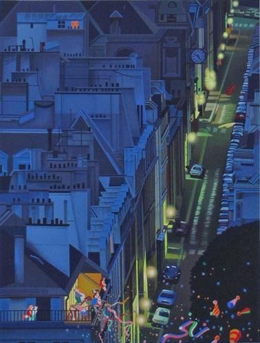 夜のサンジェルマン通り | ｜正光画廊