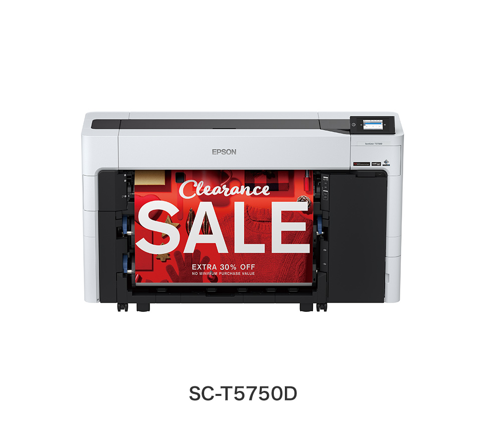 SC-T5750D｜水性プリンタ｜インクジェット プリンタ製品情報｜セルカム