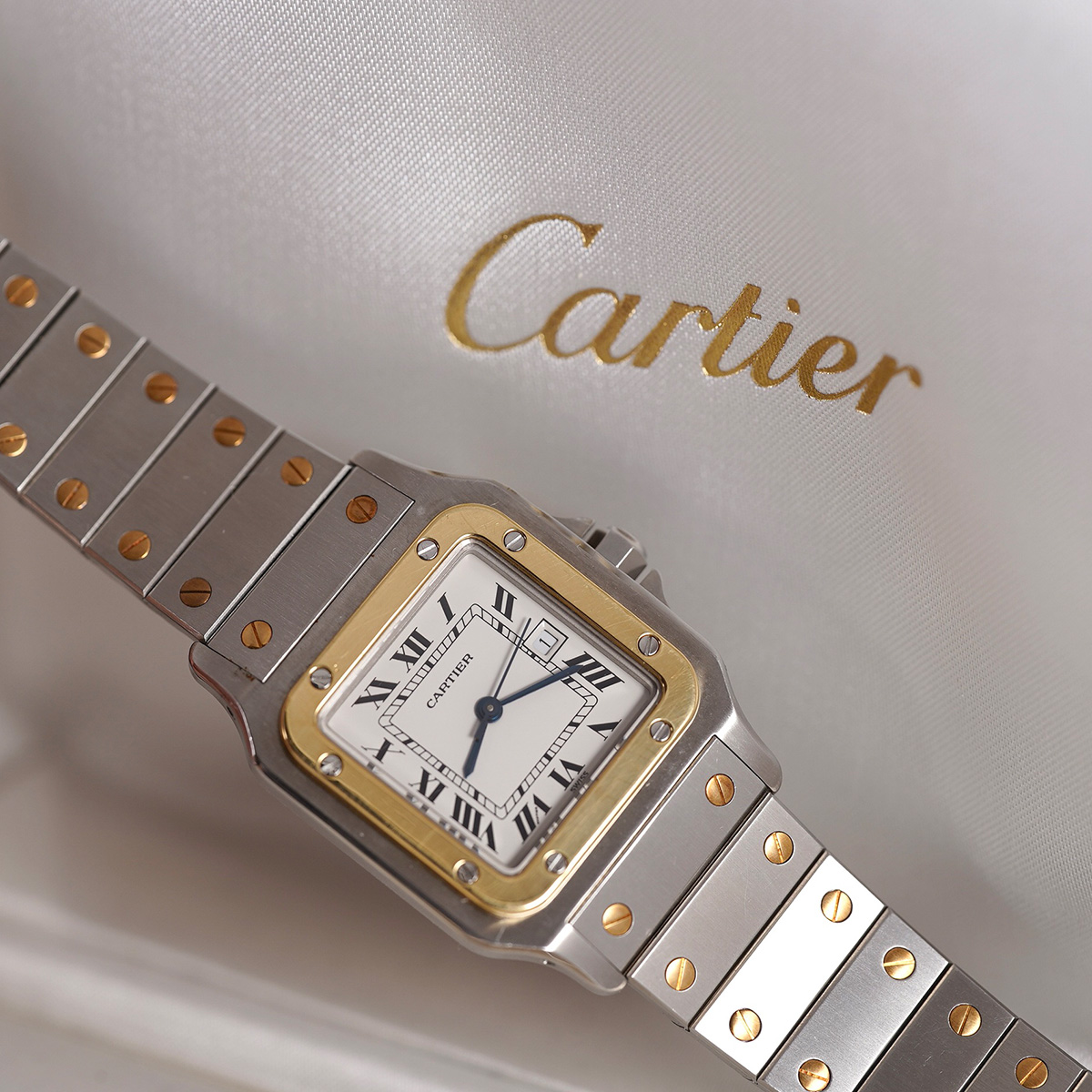 SELECT INC. [CARTIER サントス LM 自動巻 Ref.1172961 SS x YG / 美品