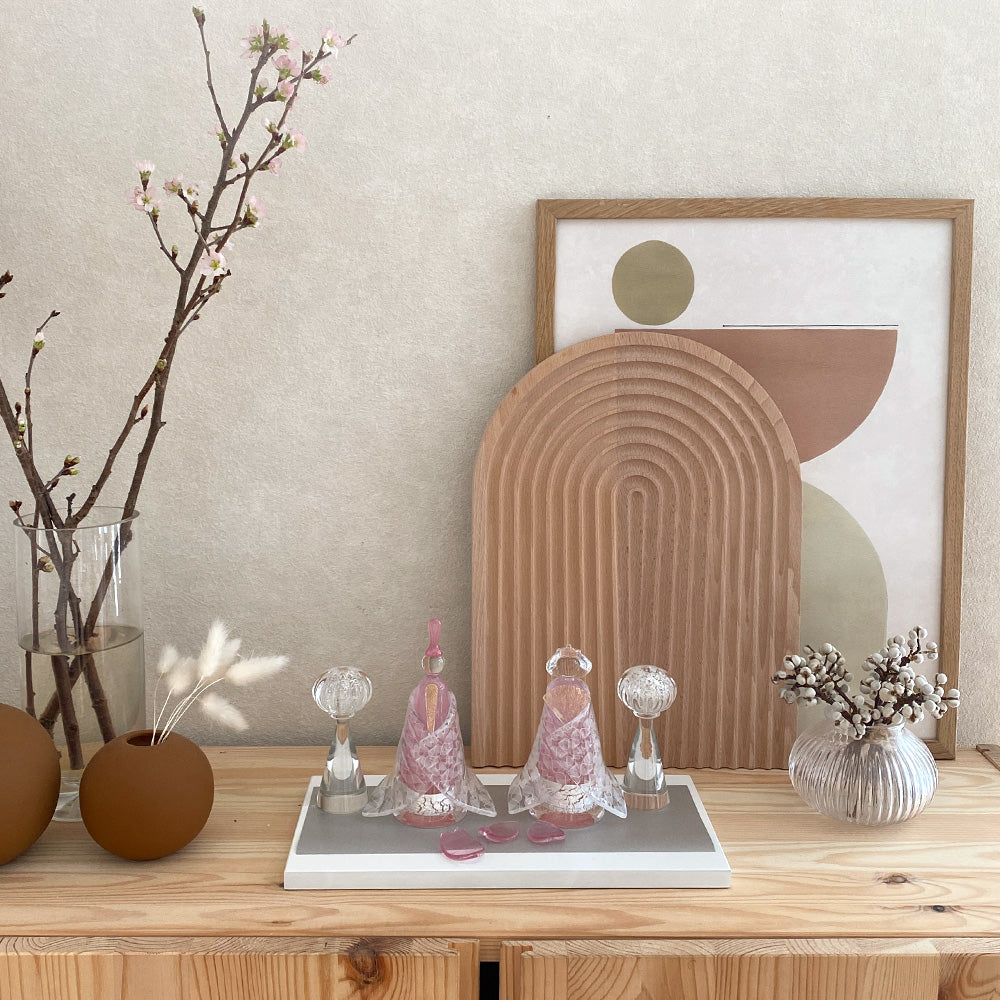 雛人形 Glass studio MIGAKI ヴェネチアングラスの雛人形 当店限定