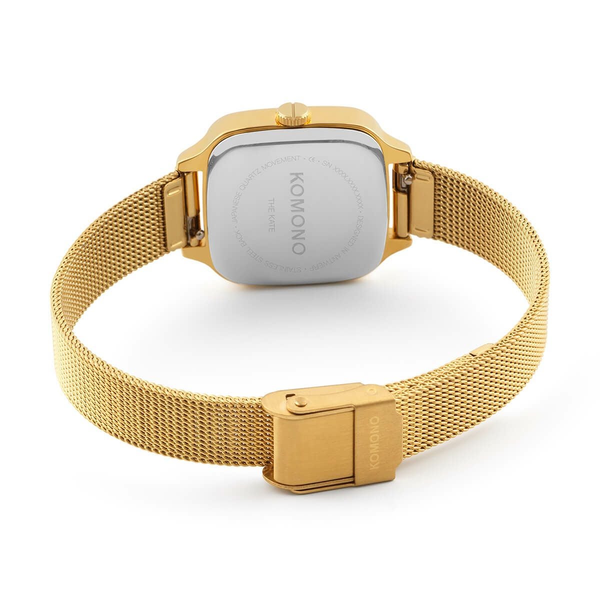 KOMONO / コモノ ケイト フラワー ダブルゴールド レディース腕時計