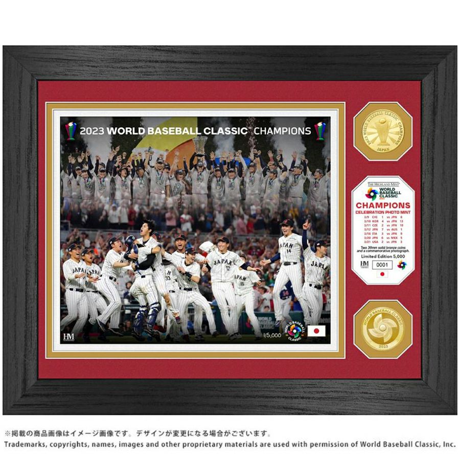 WBC】WBC2023侍JAPAN優勝記念フォトミント＆コインが店頭新入荷
