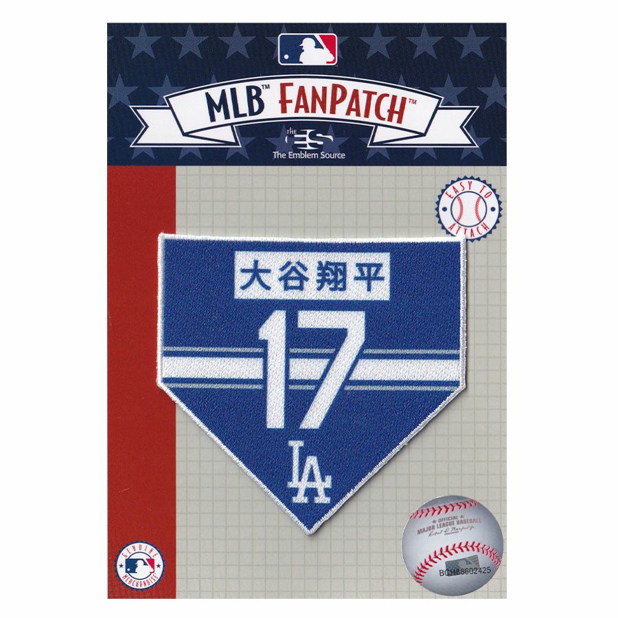 MLB 大谷翔平 ドジャース パッチ ワッペン Back Signature Jersey