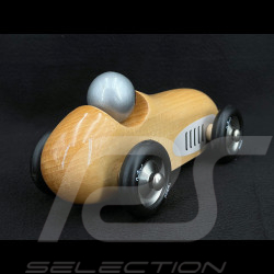 Vintage Wooden Race Car Vilac Trophy Natural Wood 2286S