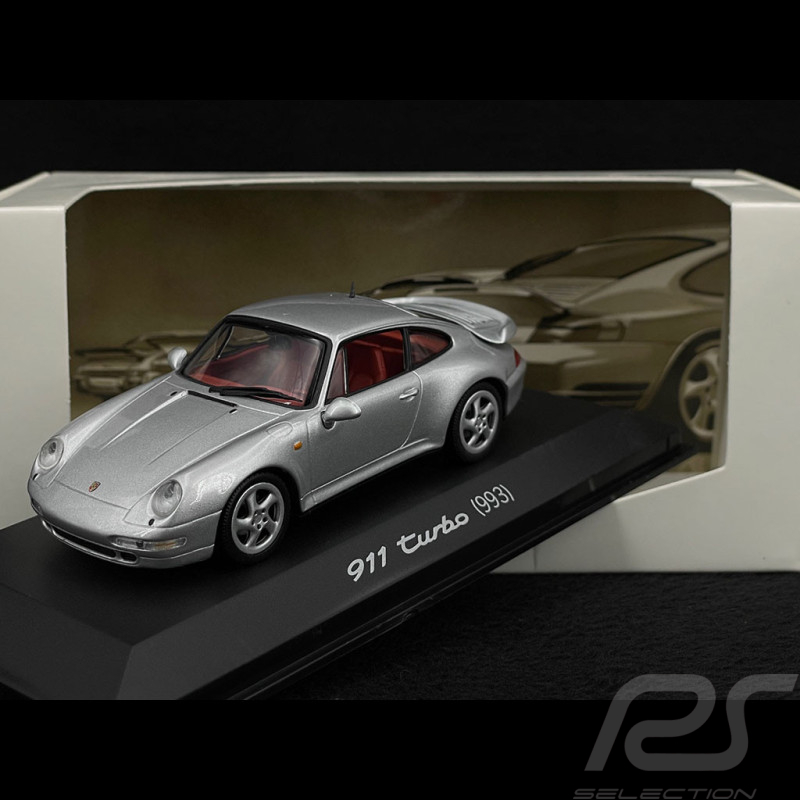 Porsche 911 Turbo Type 993 Silver Grey 1/43 Minichamps WAP02006910