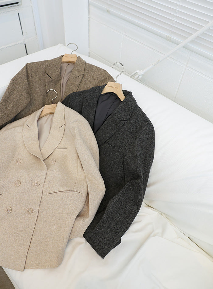 ツイードダブルジャケット【by SON】 – SELECT MOCA