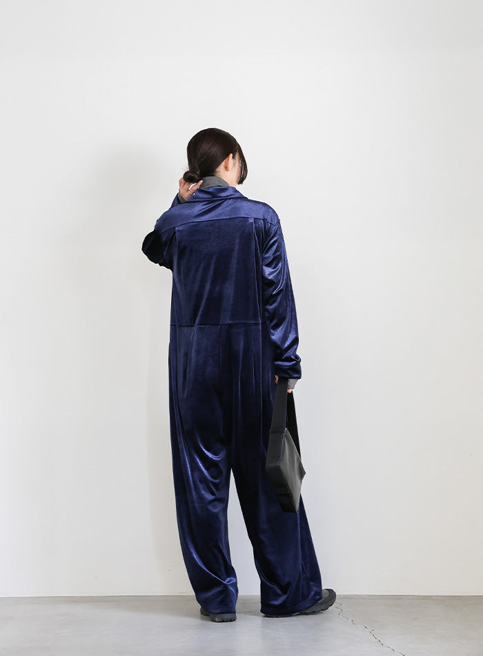 フロントジップベロアオールインワン – SELECT MOCA