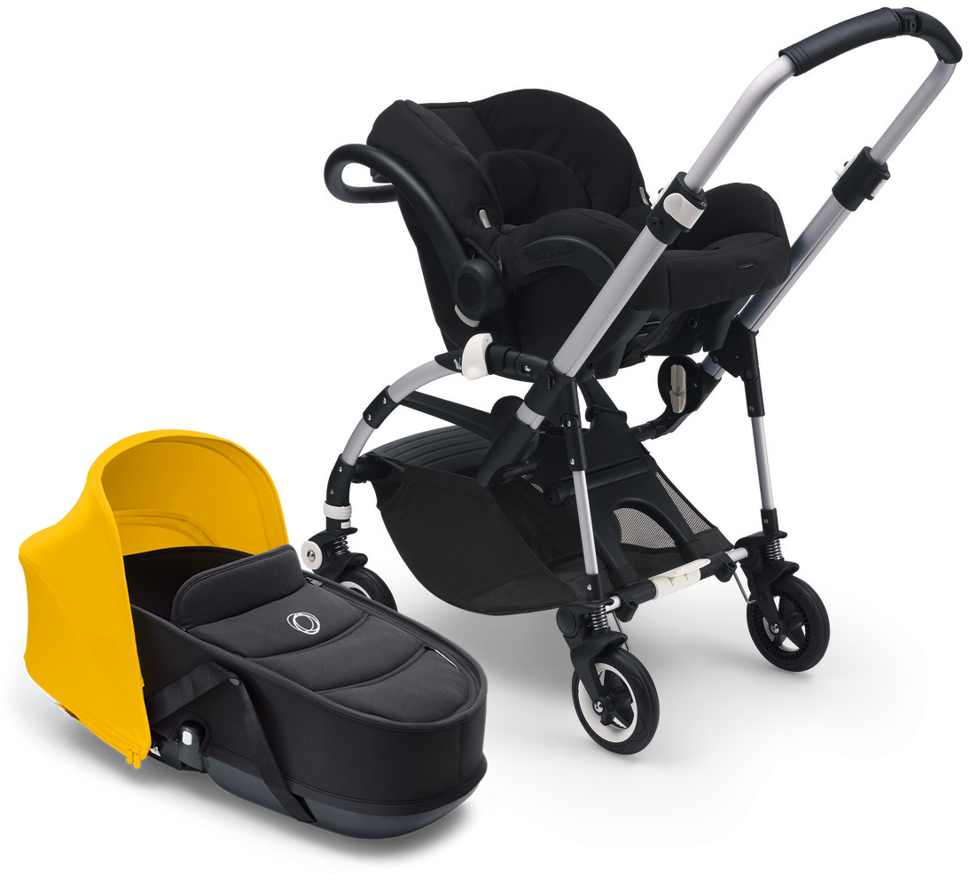 Bugaboo OPEN BOX Bee5 Classic Complete Stroller - Aluminum/Grey