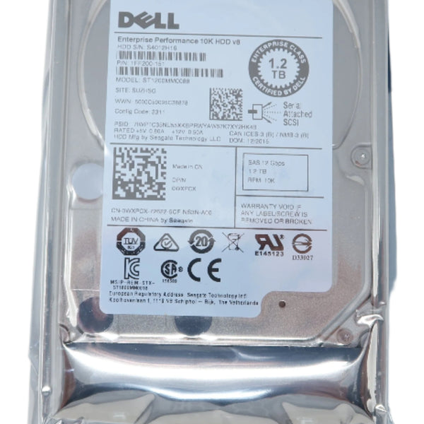 Dell WXPCX 1.2TB 10K RPM SAS 12Gb/s 2.5