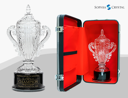 クリスタルトロフィー 優勝カップ (BIG-CUP-1) | ノベルティ制作なら