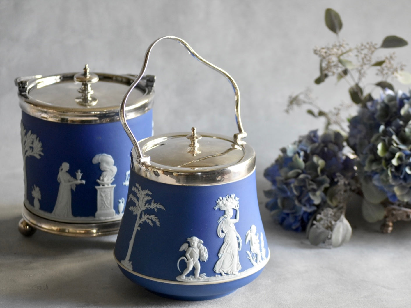 アンティークウエッジウッド【WEDGWOOD- Jasper ware】St Louis