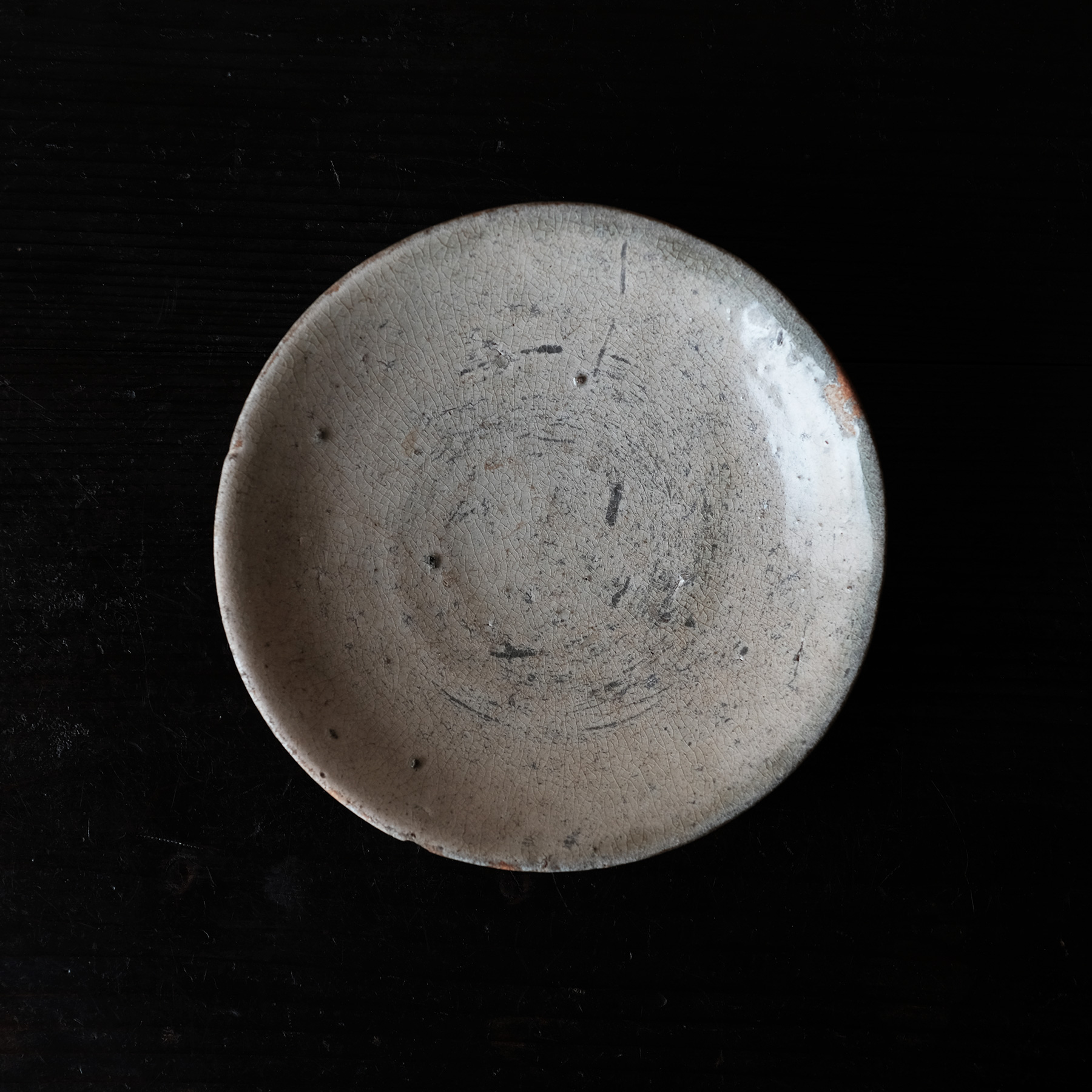 李氏朝鮮 無地刷毛目皿 | 骨董と詩学 Antique & Poetics | 蛇韻律
