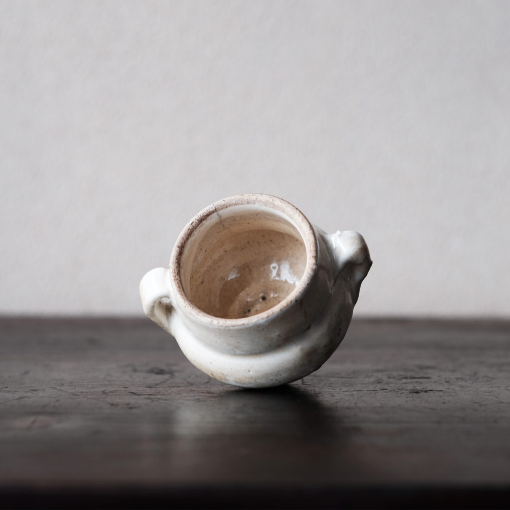 北宋 磁州窯 白釉双耳小壺 | 骨董と詩学 Antique & Poetics | 蛇韻律