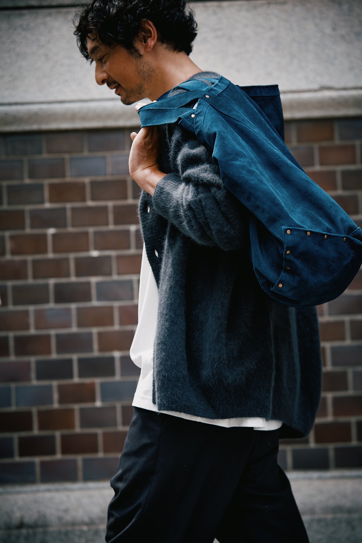 OCEANS】LEATHER TOTE BAG -Cow split leather- | SEVEN BY SEVEN