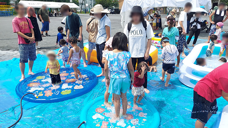 あつまれ「ちびっ子水遊びinサマー」を開催しました。 | 瀬谷第二いんふぉ