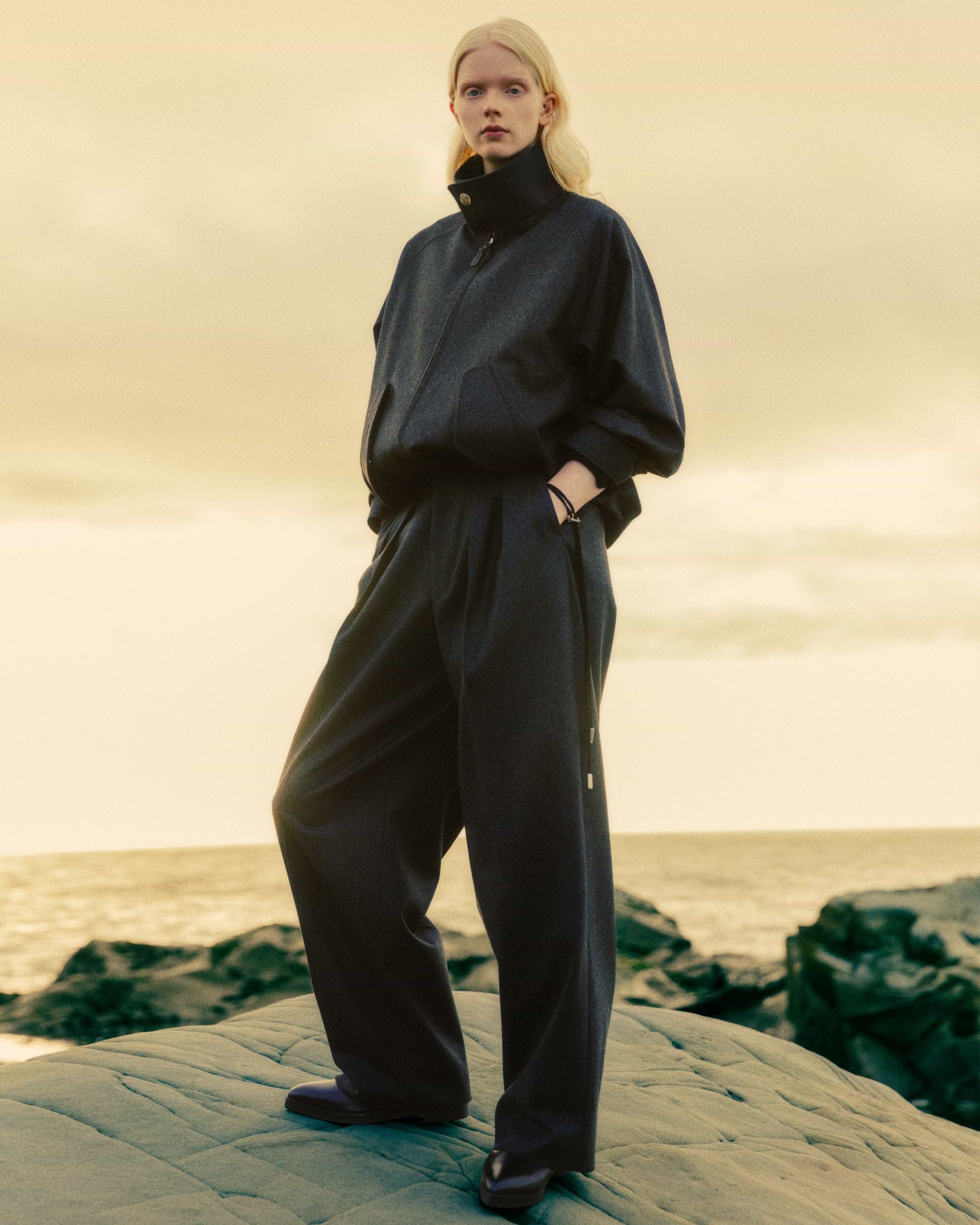 THE RERACS×1LDK×F/STORE＞ビッグハリントンジャケット ESP