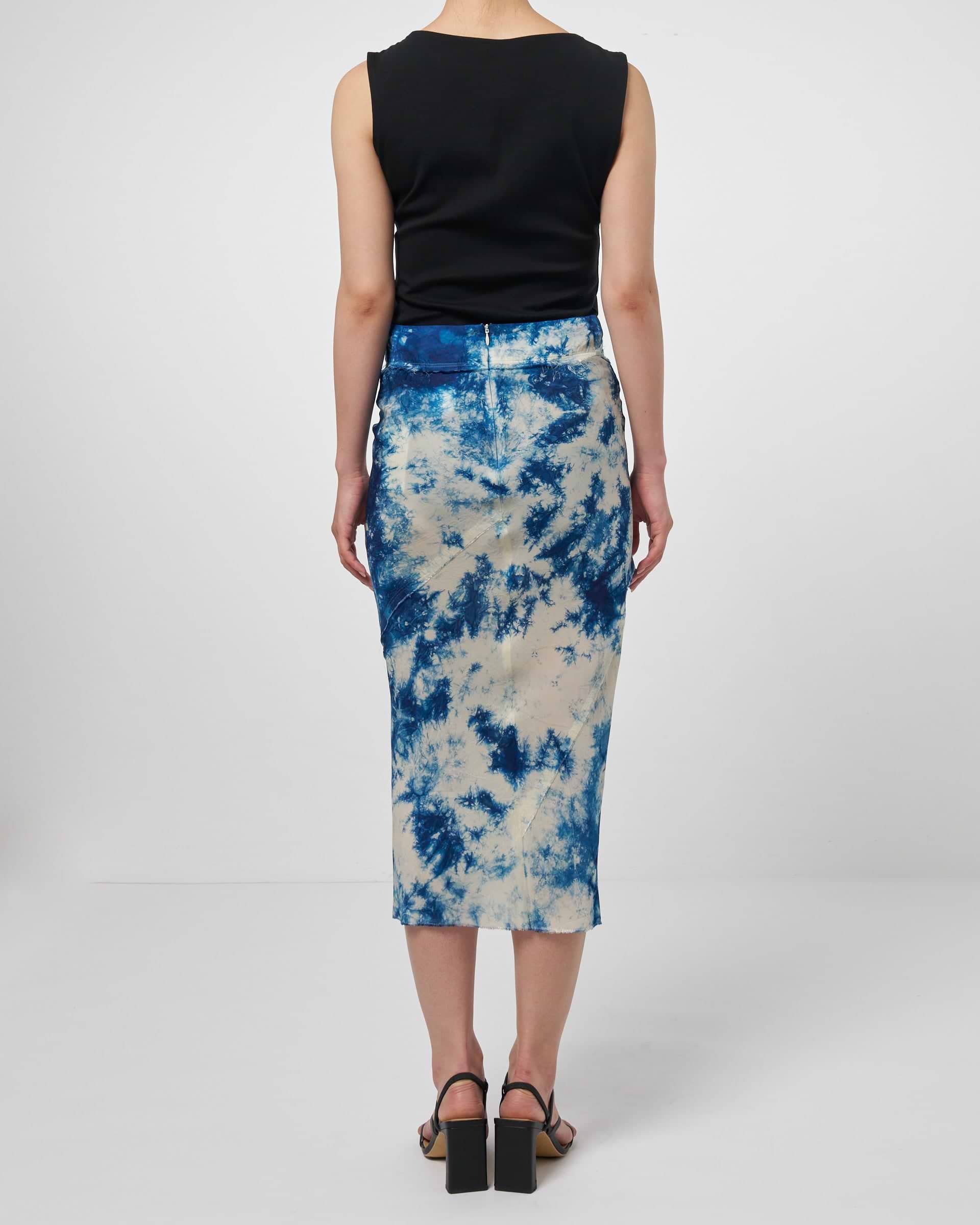 KANAKO SAKAI】ムラクモ絞りスカート – ファッションスナップストア