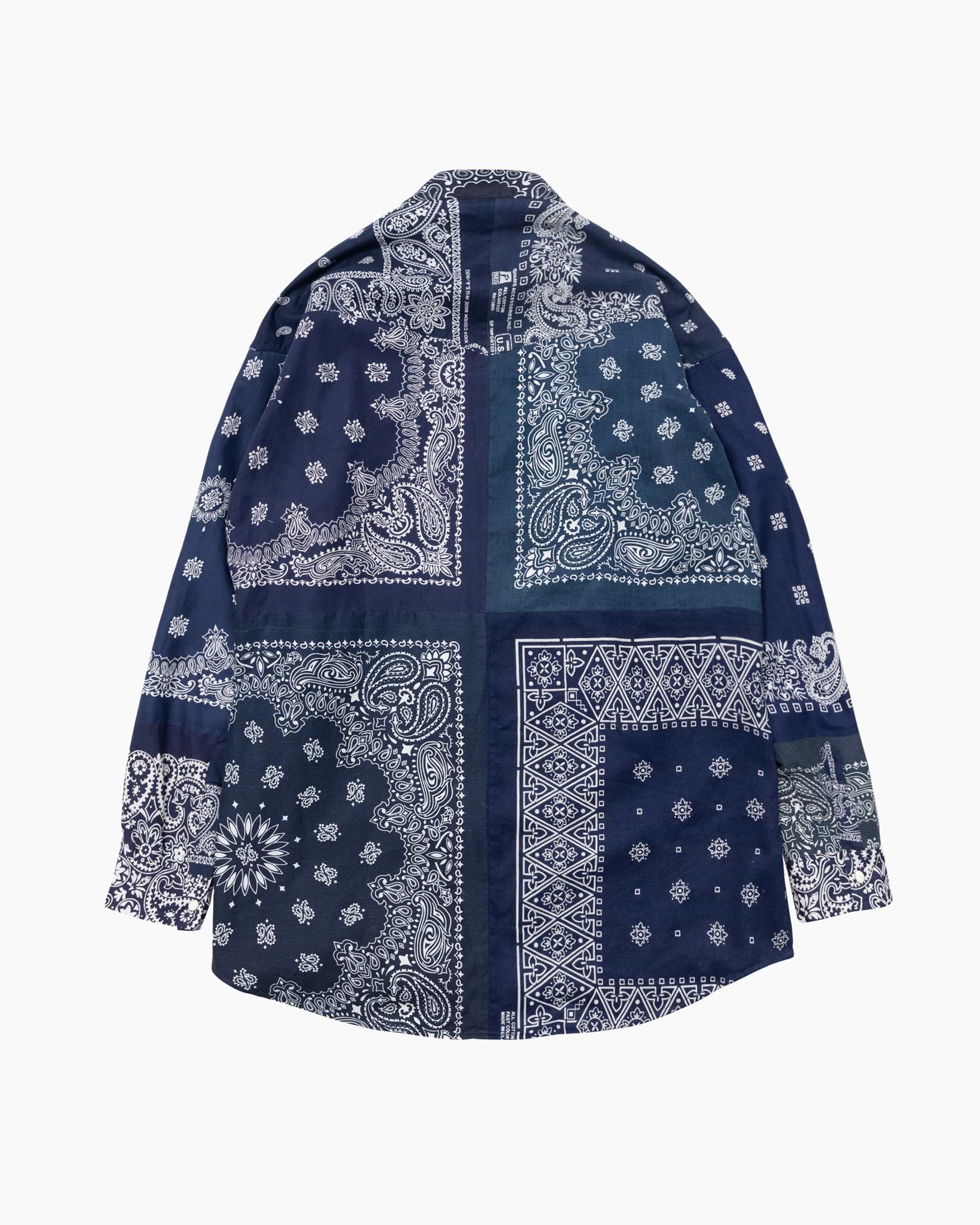 Children of the discordance】バンダナパッチワークLSシャツ